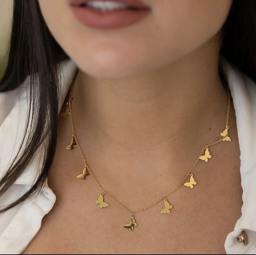 Small Butterflies Choker 1