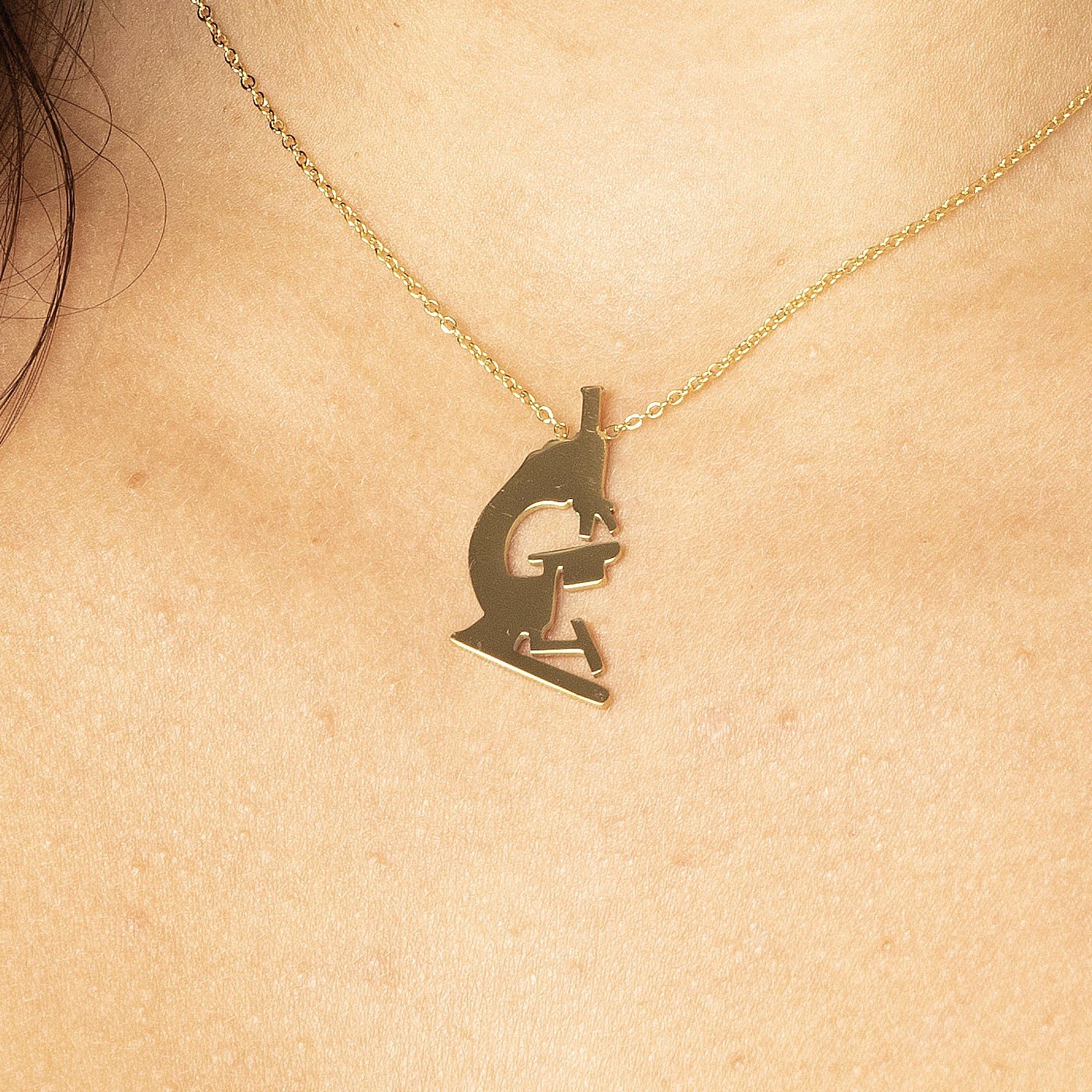 Microscope Necklace