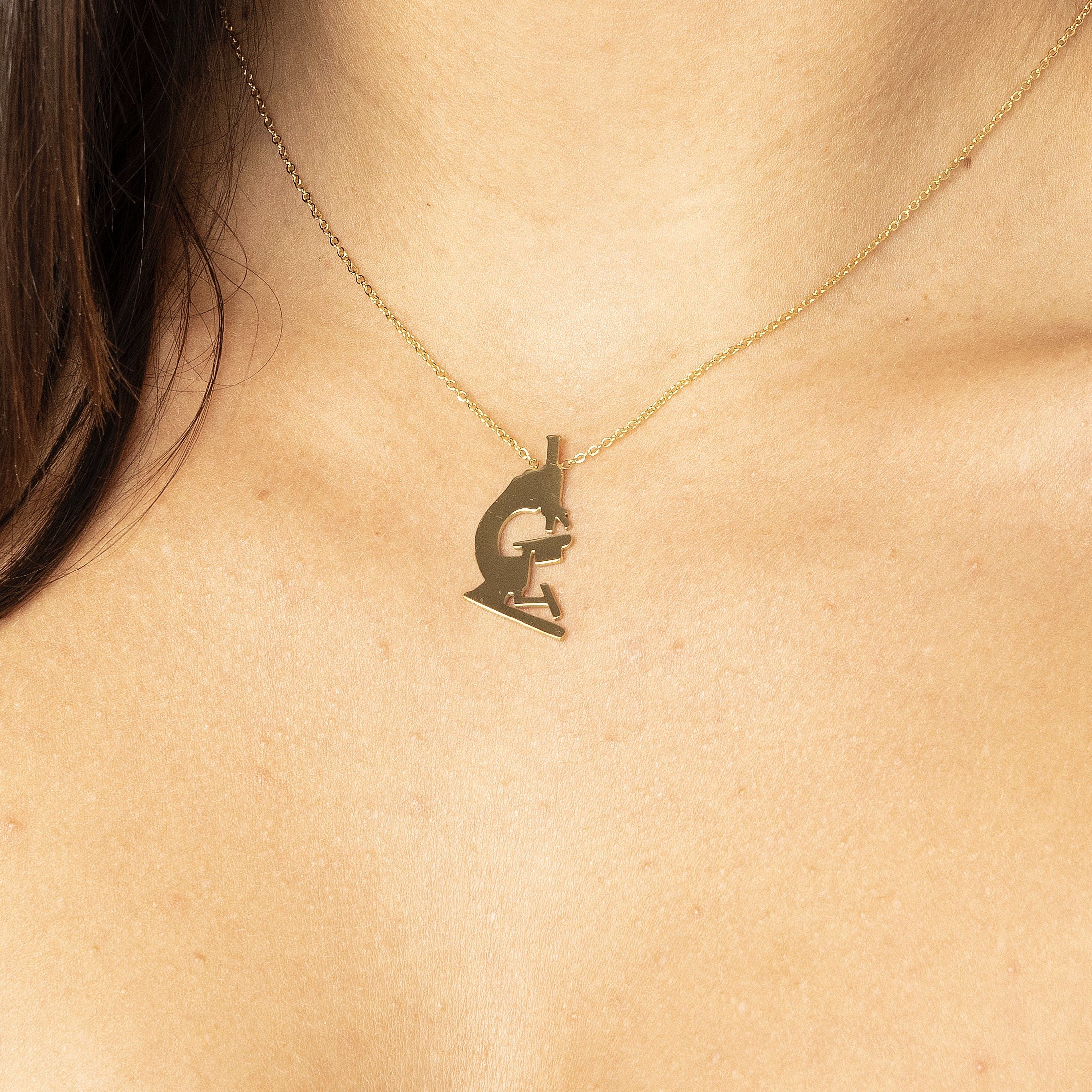 Microscope Necklace