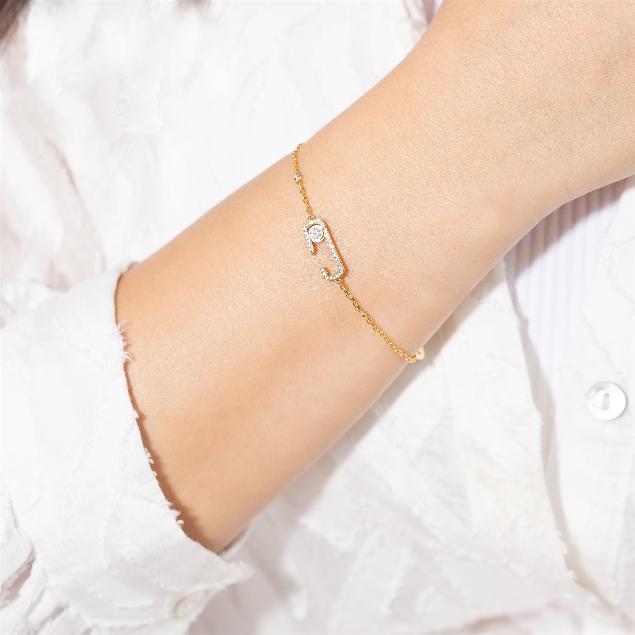 MES - FS Pin Cut w Studs Bracelet