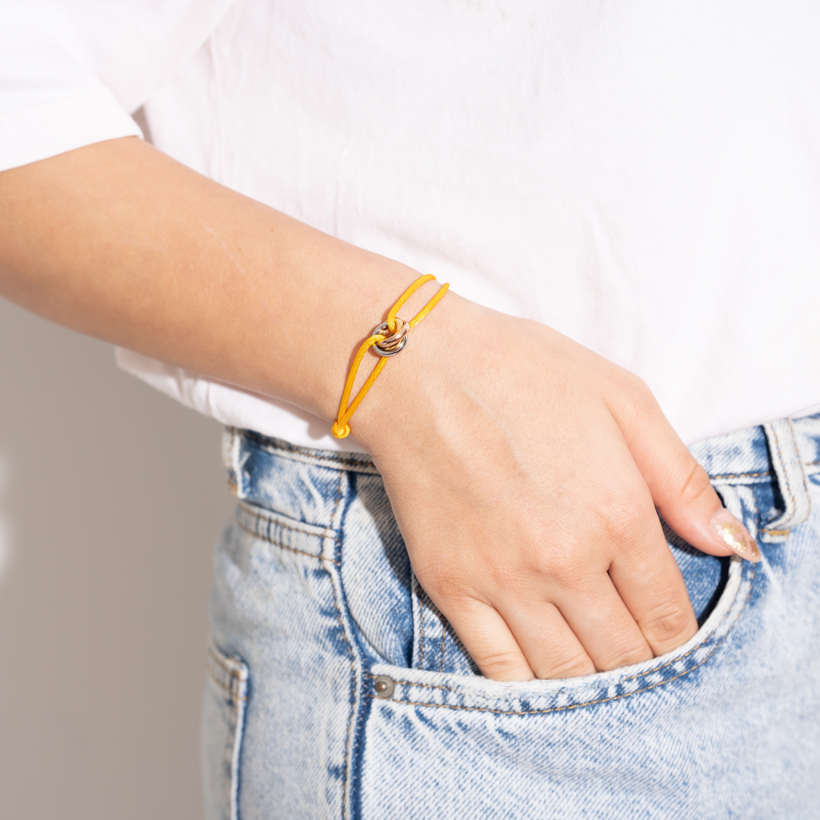 CAR - Trinity Cord Bracelet (Colored Thread)