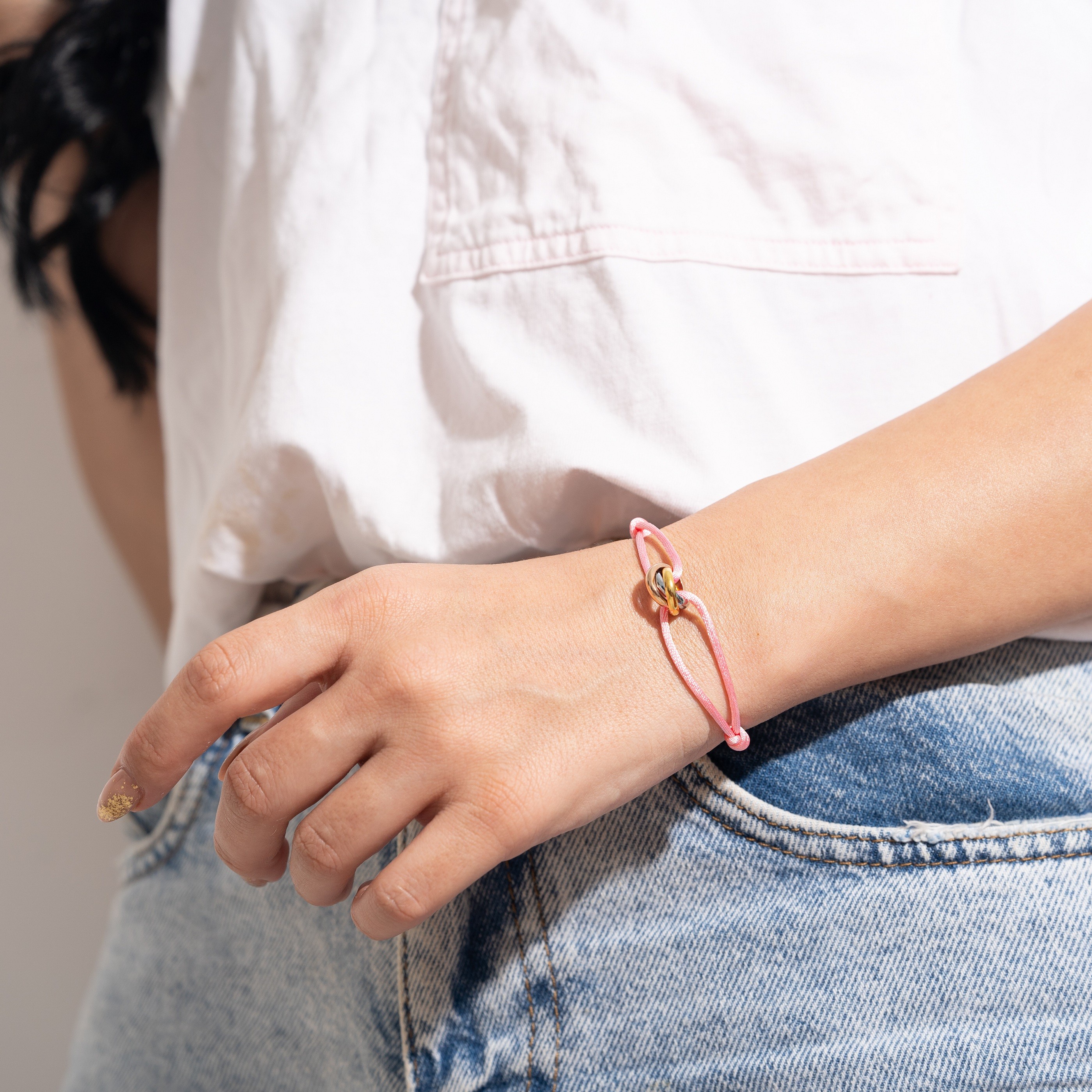 CAR - Trinity Cord Bracelet (Colored Thread)