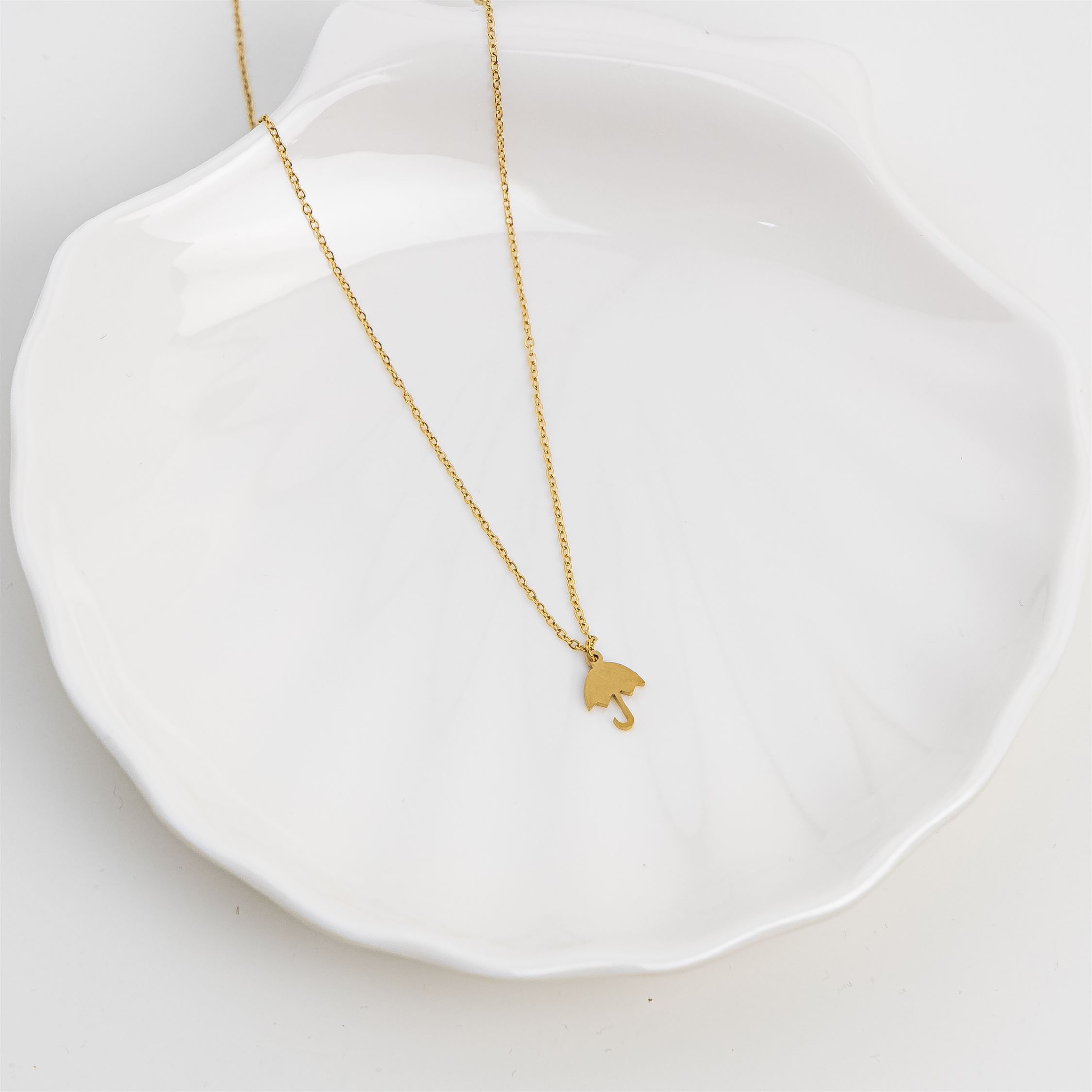 Tiny Umbrella Necklace