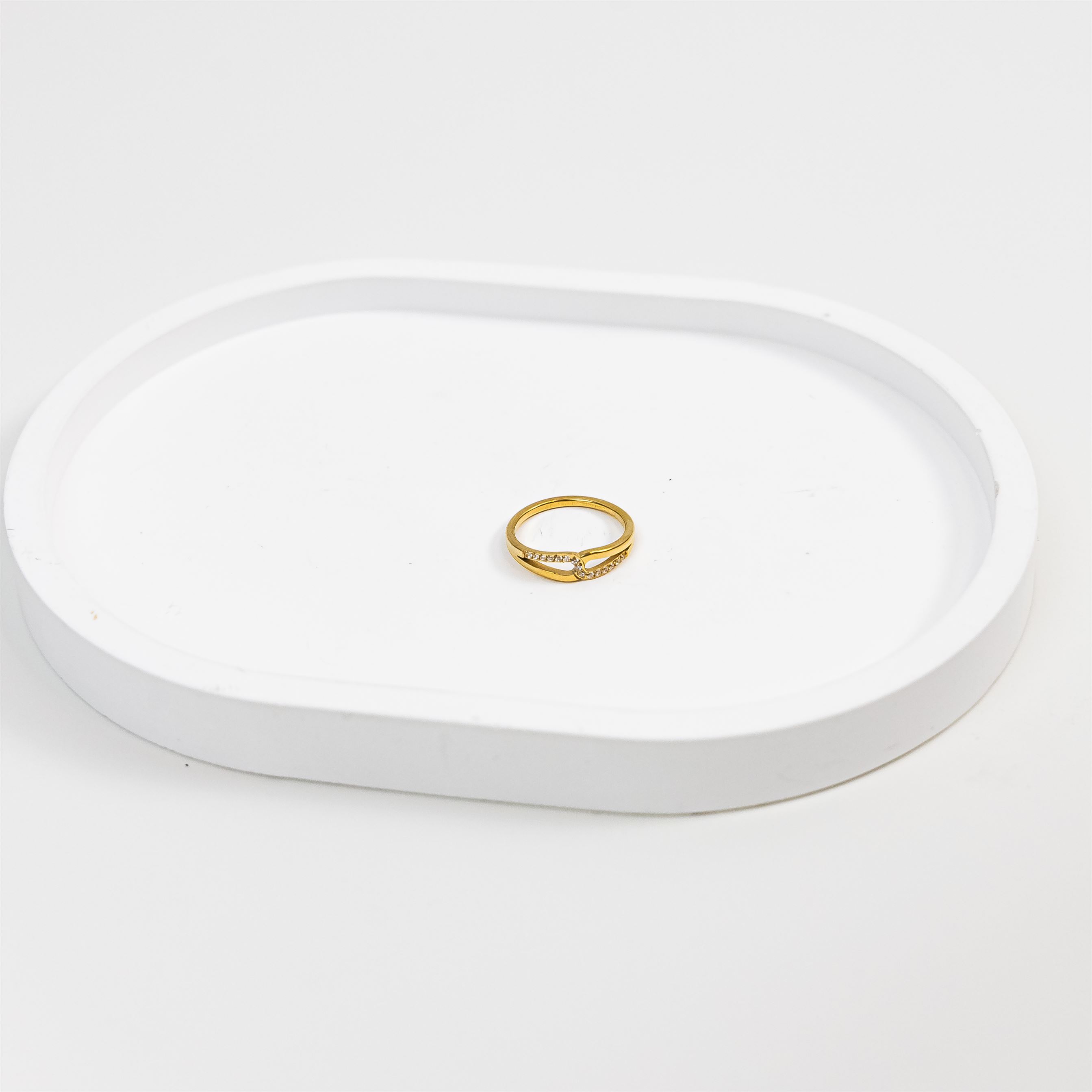 PB - String Knot with Stones Ring