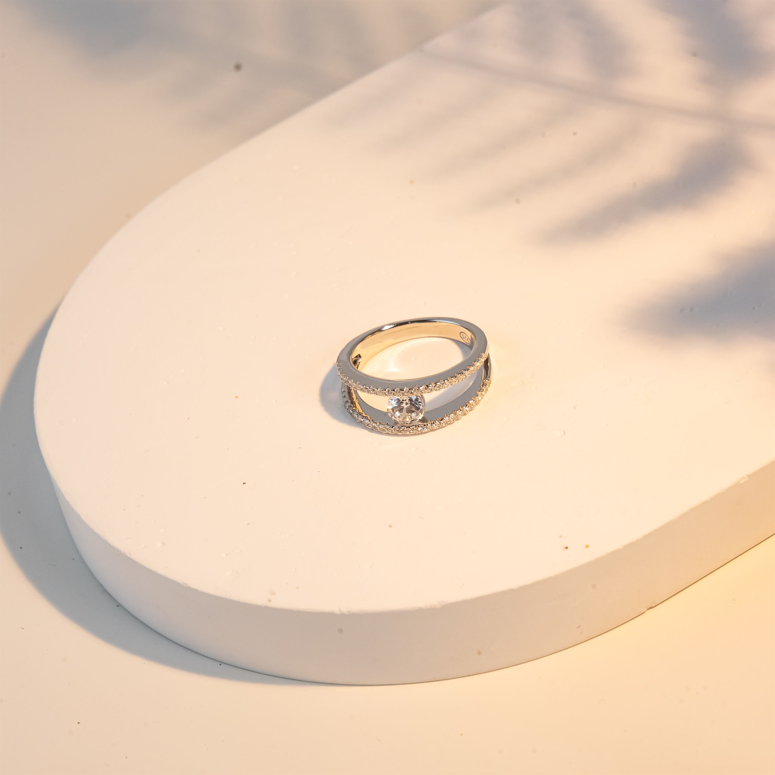 OS - FS Round D Split Shank Ring