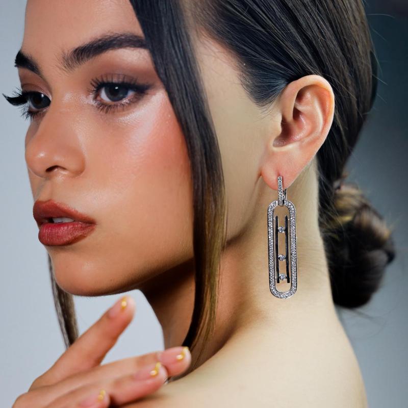 أقراط دبوس كبير MES