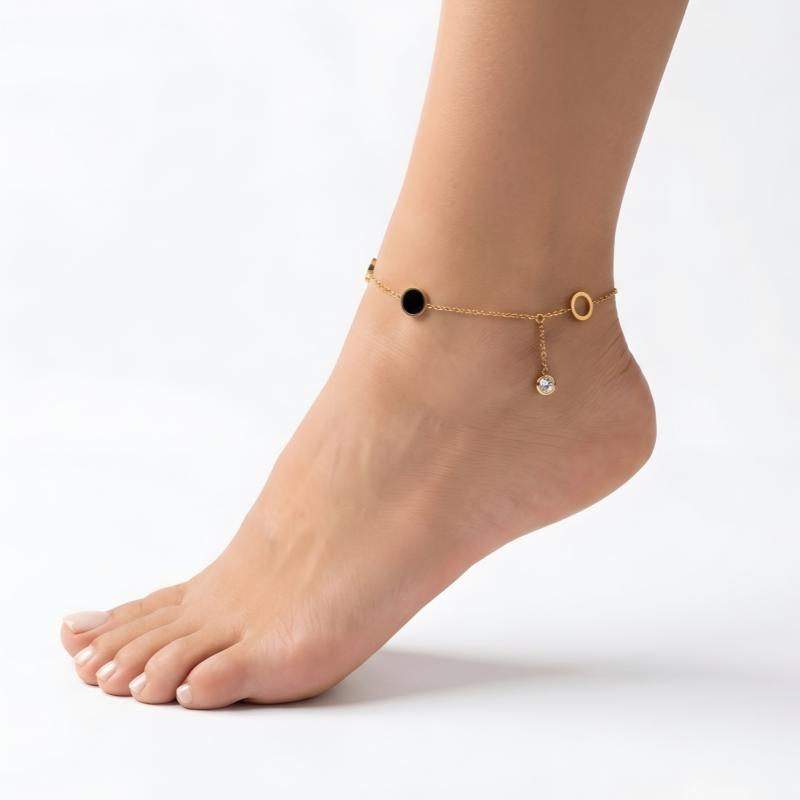 خلخال بتصميم 4 دوائر مع دبابيس