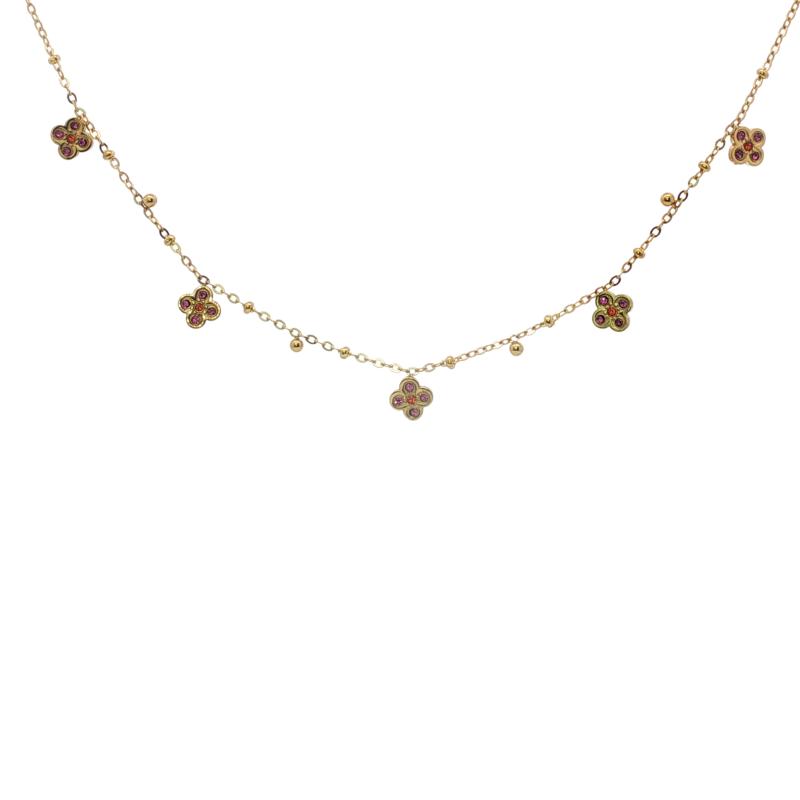 تشوكر برسيم بخمس أحجار مع خرز