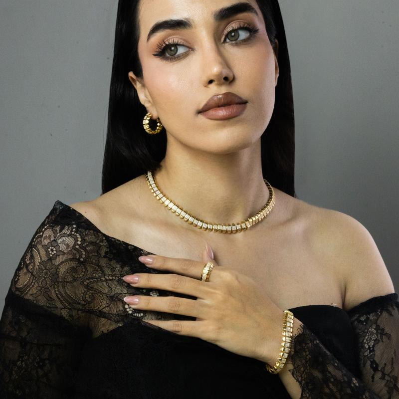 طقم كامل - إكسسوار فضي