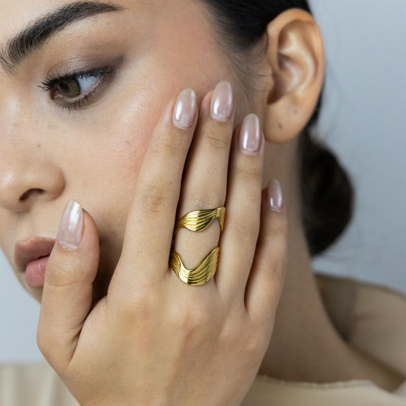 خاتم زهرة المدّ والجزر (مقاس حر)