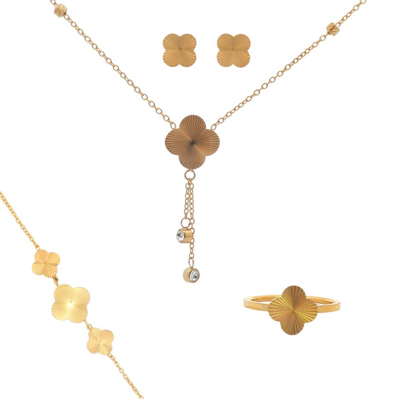 أقراط مسمارية بتصميم نوادي لامع مع قطرات