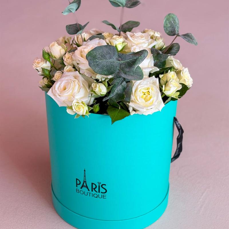 باقة زهور صندوق باريس
