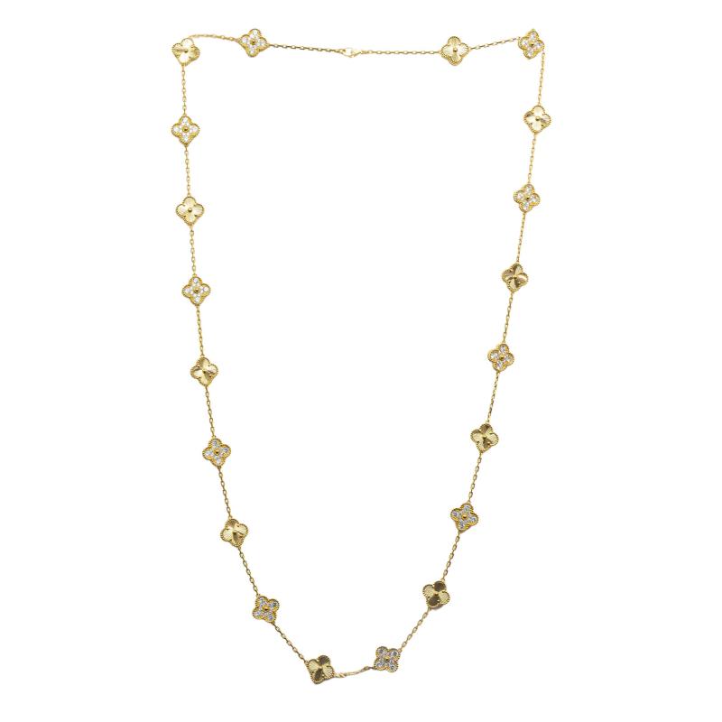 قلادة طويلة 20F بتصميم متناوب مستوحاة من VCA