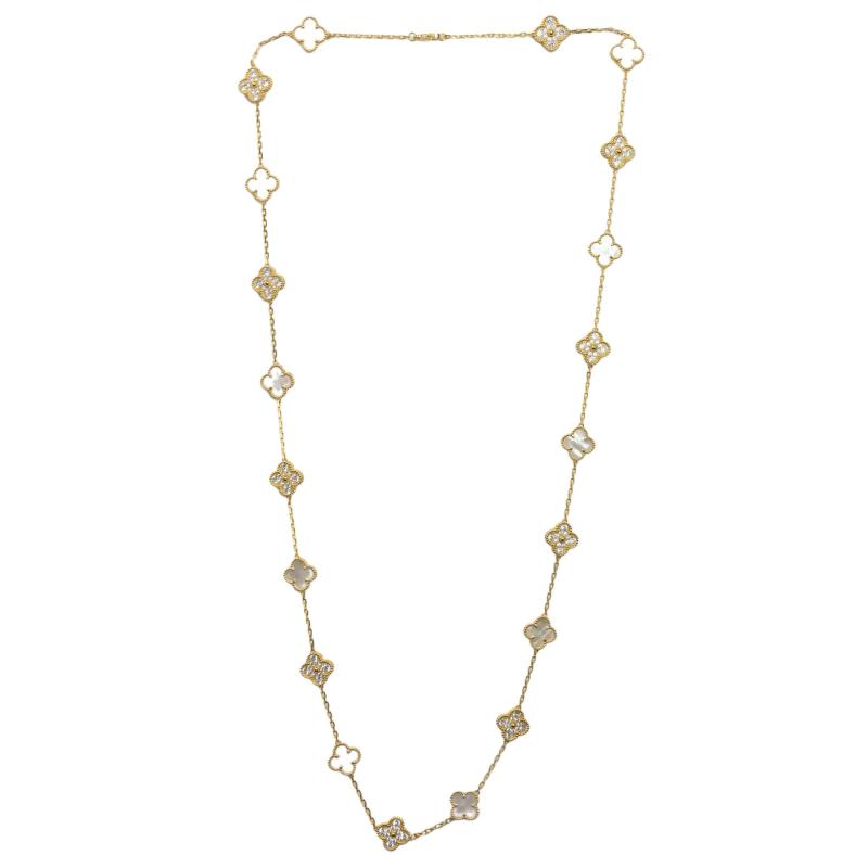 قلادة طويلة 20F بتصميم متناوب مستوحاة من VCA