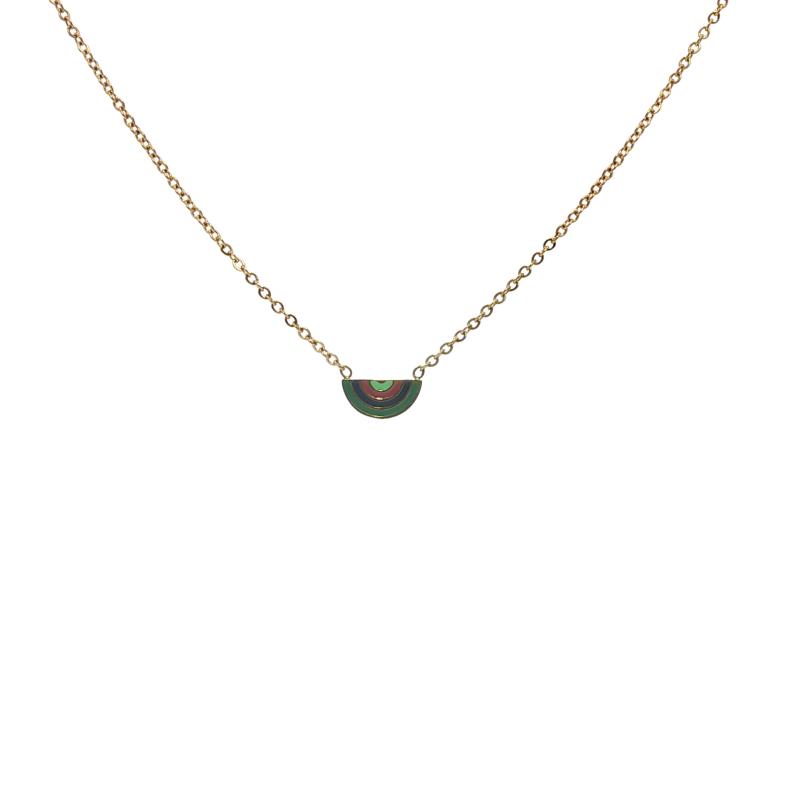 قلادة نصف دائرية متعددة الألوان