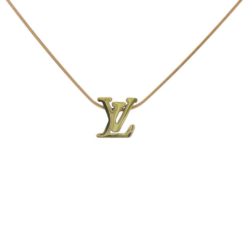 قلادة شعار L&V مع سلسلة أفعى