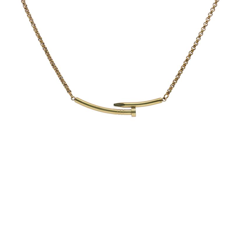 قلادة مسمار مكسور مستوحاة من تصميم CAR