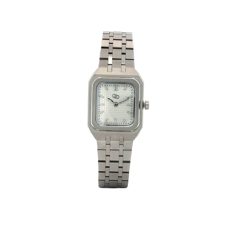 ساعة باريس بوتيك مستطيلة نسائية متعددة الألوان