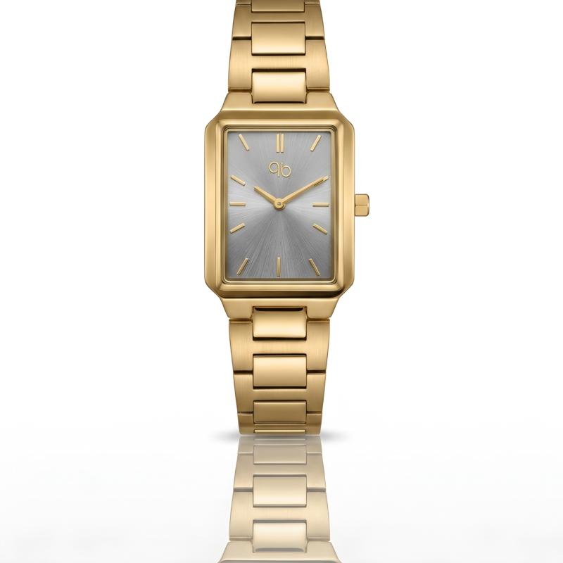 ساعة باريس بوتيك كلاسيكية ذهبية