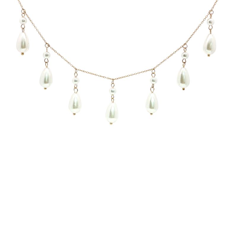 عقد قطرات لؤلؤ أكويا