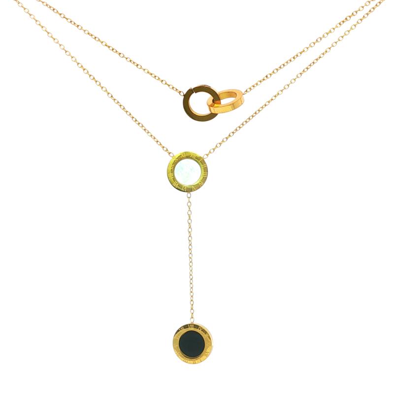 عقد دائرتان وأرقام بسلسلتين