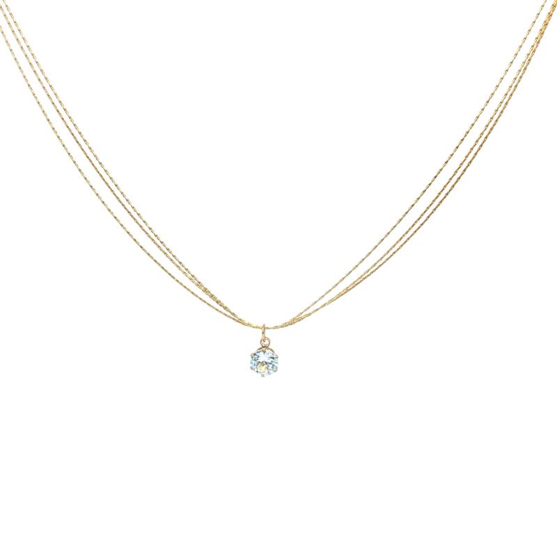 عقد مسمار مع ثلاث سلاسل