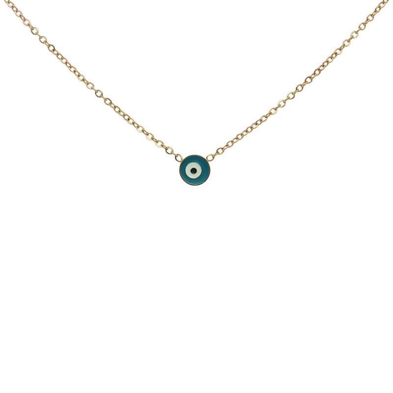 قلادة عين زرقاء صغيرة