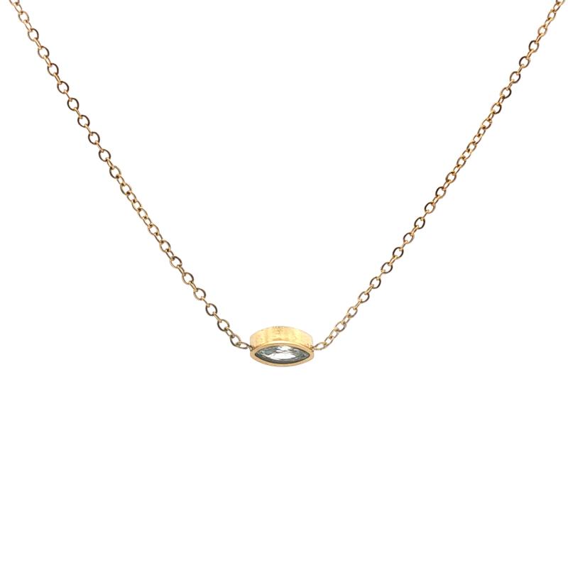 حجر أبيض - شكل شبه بيضاوي