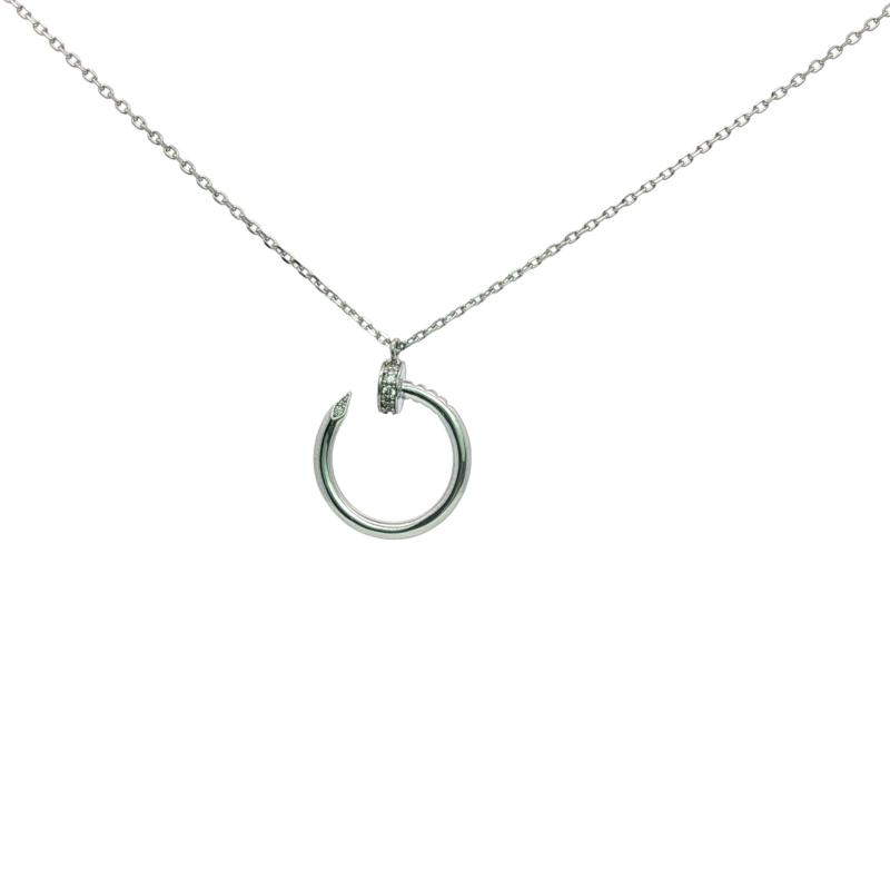 قلادة مسمار مع أحجار