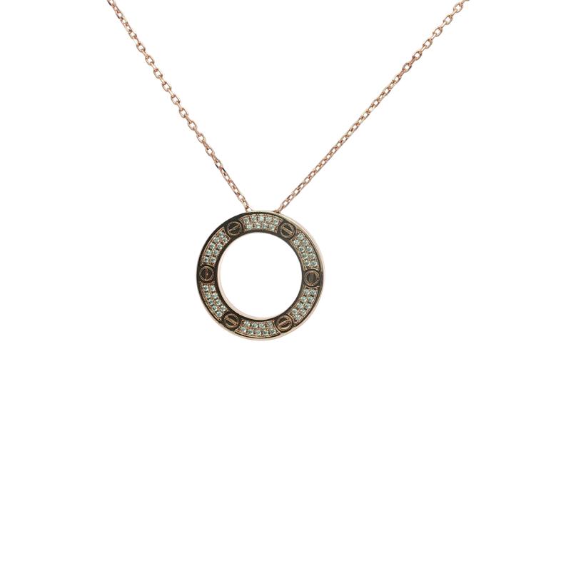 قلادة حب كاملة بالأحجار