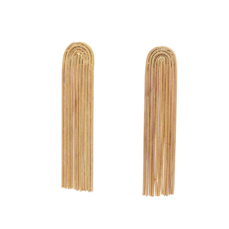 أقراط سلاسل طويلة متدلية